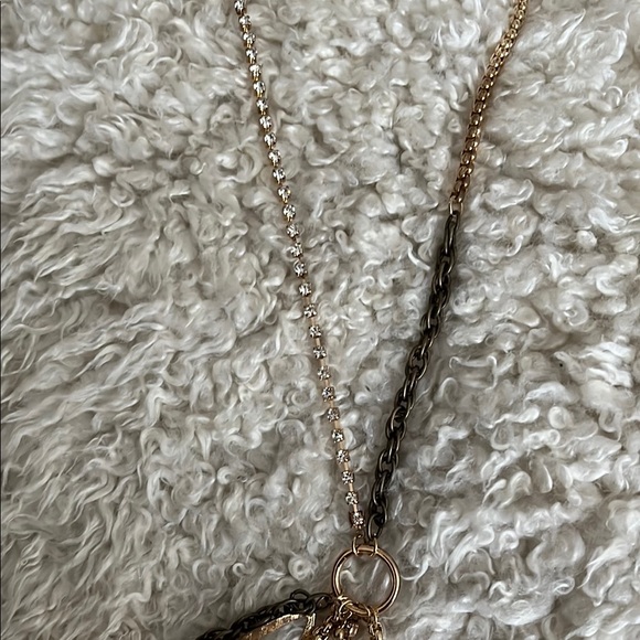 Boho Multi-Color Leaf Pendant Necklace - Picture 3 of 5